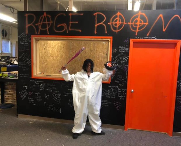 Rage Room at Axe Whooping Unit